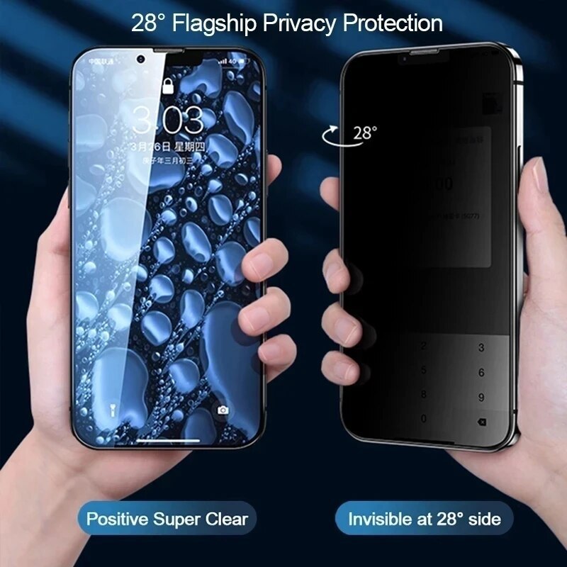Tự Động Căn Chỉnh Dễ Dàng Lắp Đặt Chống Gián Điệp Riêng Tư Toàn Bộ Kính Cường Lực Samsung Galaxy A15 A15S A25 A35 A42 A34 A24 A54 A55 A81 A91 A90 4G Phụ Kiện Phim Bảo Vệ Màn Hình