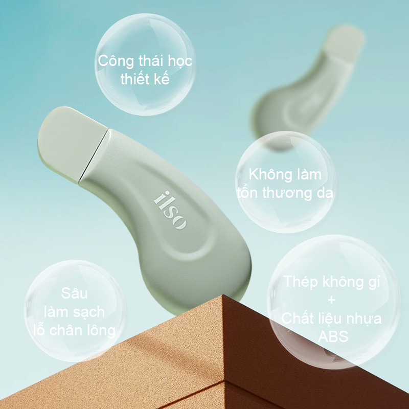 ilso Dụng Cụ Tẩy Mụn Đầu Đen Mũi Dụng Cụ Trang Điểm Tẩy Mụn Đầu Đen Đầu Trắng