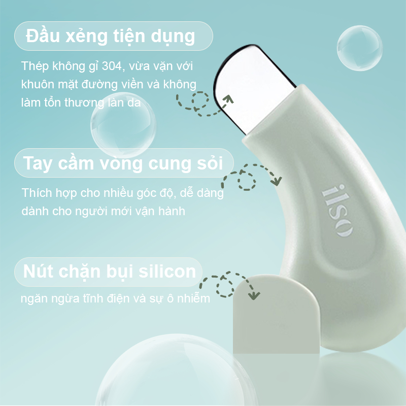ilso Dụng Cụ Tẩy Mụn Đầu Đen Mũi Dụng Cụ Trang Điểm Tẩy Mụn Đầu Đen Đầu Trắng