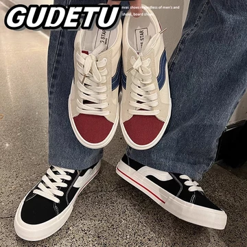GUDETU Giày Thể Thao Nam Thời Trang Năng Động Giày canvas Thoáng Khí Thời Trang Giày Sneaker Cho Cặp Đôi. Giày Thể Thao Giản Dị Hợp Thời Trang. Giày Thể Thao Nam Thời Trang Năng Động Giày Thể Thao Nam