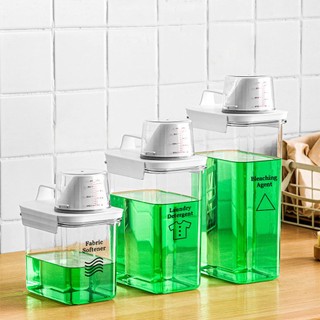 Hộp Đựng Đồ Giặt Có Nắp Đậy Tiện Dụng, Bình Đựng Nước Giặt, Lọ Đựng Nước Giặt Laundry Container【Chiosala12】