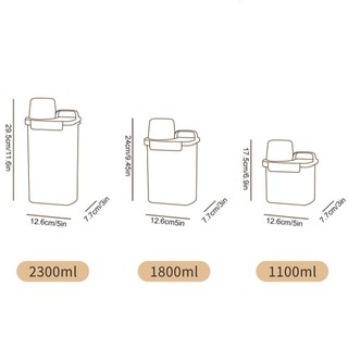 Hộp Đựng Đồ Giặt Có Nắp Đậy Tiện Dụng, Bình Đựng Nước Giặt, Lọ Đựng Nước Giặt Laundry Container【Chiosala12】