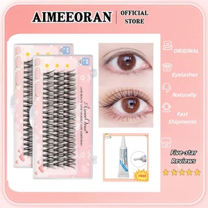 [Sẵn sàng vận chuyển+COD]AIMEEORAN Lông mi giả 20d 30d bằng lông chồn nhân tạo dày tự nhiên