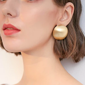 Bạc 925 Pháp, vòng tròn phóng đại, phong cách retro, lưới đỏ, cá tính, phụ kiện thời trang cho nữ