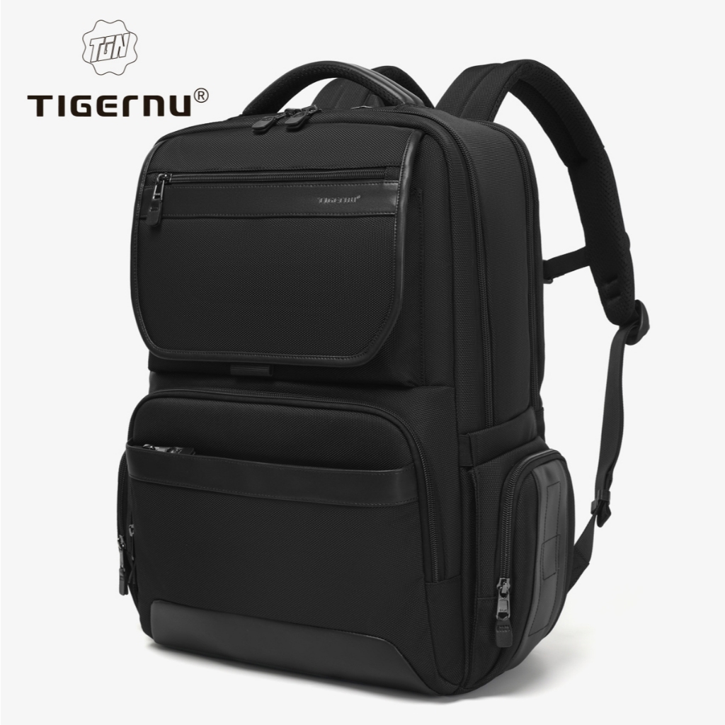 Ảnh Tigernu 3916 Laptop Máy Tính Bảng Ba Lô Túi Đeo Vai Dung Tích Lớn Nhiều Lớp Chống Bắn Thời Trang (17inch) 1