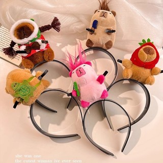 Capibala dễ thương capybara headband khung ngộ nghĩnh mũ búp bê kẹp tóc