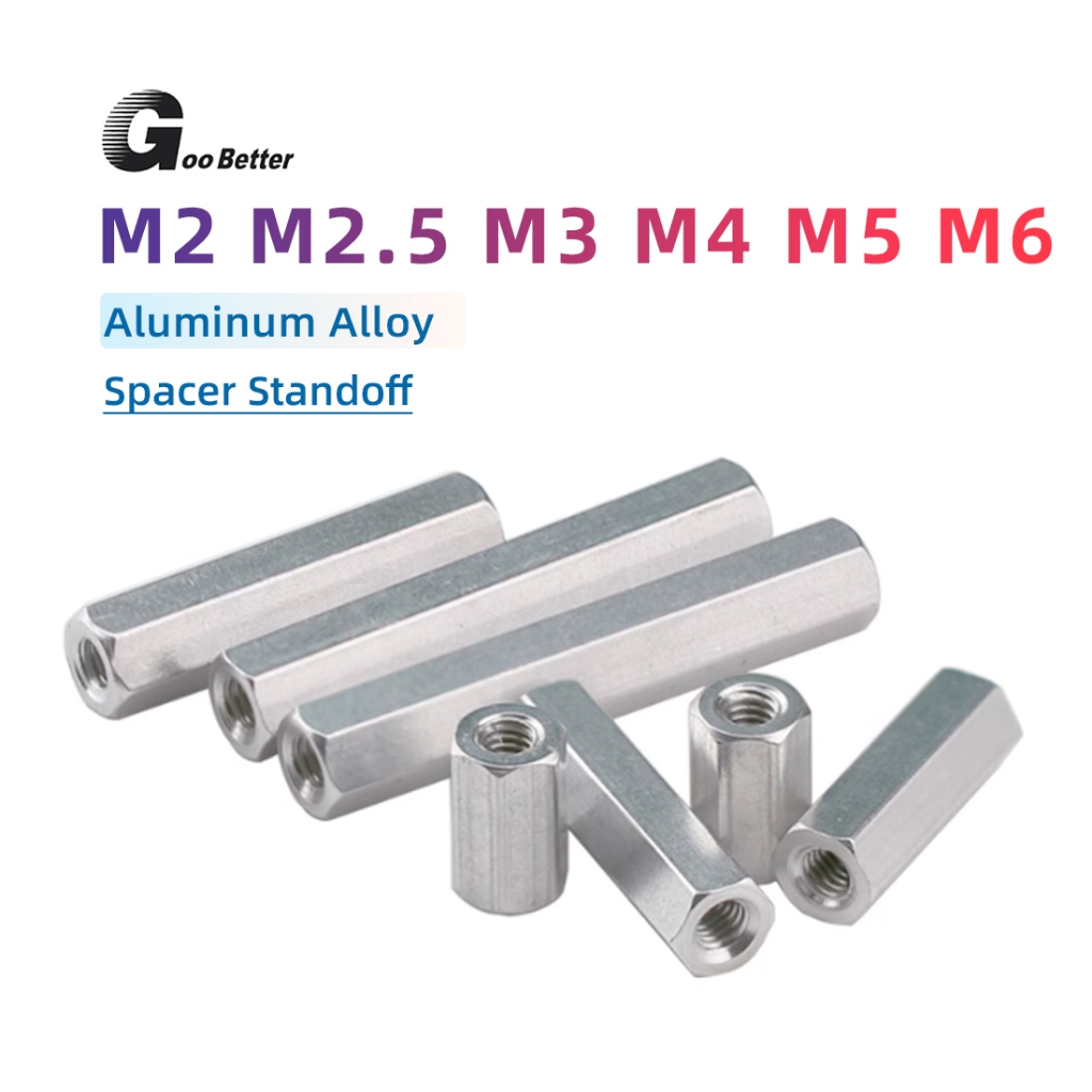 1 Chiếc M2 M2.5 M3 Miếng Đệm Nữ Chủ Đề Trụ Lục Giác Nhôm Stud Standoff ...