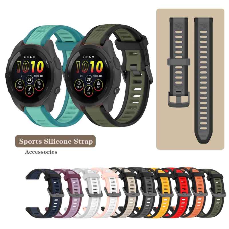 Cinturino In Silicone Da 20 Mm / 22 Mm Per Amazfit GTS / 2 / 2e / GTS2 Mini / GTR 42 Mm / 47 Mm - Foto 9
