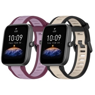 Dây đeo silicon thể thao 20mm 22mm cho Huami Amazfit Bip 6 5 / Bip 3 Pro / Lite S U Pop / GTS GTR 2 3 4 Dây đeo có thể điều chỉnh