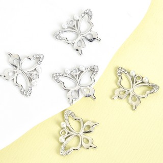 10 Chiếc Đơn Giản & Phong Cách Thanh Lịch Tinh Tế Bướm Rỗng Quyến Rũ Với Kim Cương Giả & Ngọc Trai Thời Trang Tinh Tế Phụ Kiện Trang Sức Vòng Cổ Đa Năng Vòng Cổ Vòng Tay Bông Tai Mặt Dây Hợp Kim DIY
