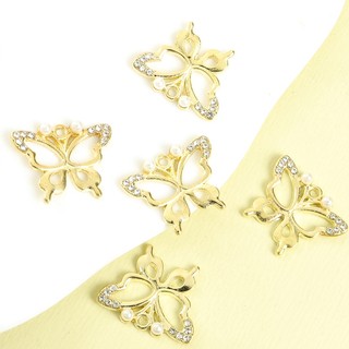 10 Chiếc Đơn Giản & Phong Cách Thanh Lịch Tinh Tế Bướm Rỗng Quyến Rũ Với Kim Cương Giả & Ngọc Trai Thời Trang Tinh Tế Phụ Kiện Trang Sức Vòng Cổ Đa Năng Vòng Cổ Vòng Tay Bông Tai Mặt Dây Hợp Kim DIY