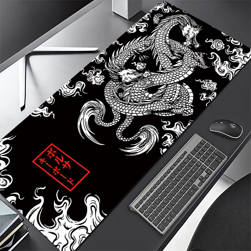 Master of The Devil Nhật Bản Miếng Lót Chuột Đen Trắng Bàn Phím Chơi Game Cao Su Miếng Lót Trên Bàn Thảm Bàn Anime Chuột Thảm Pc Thảm