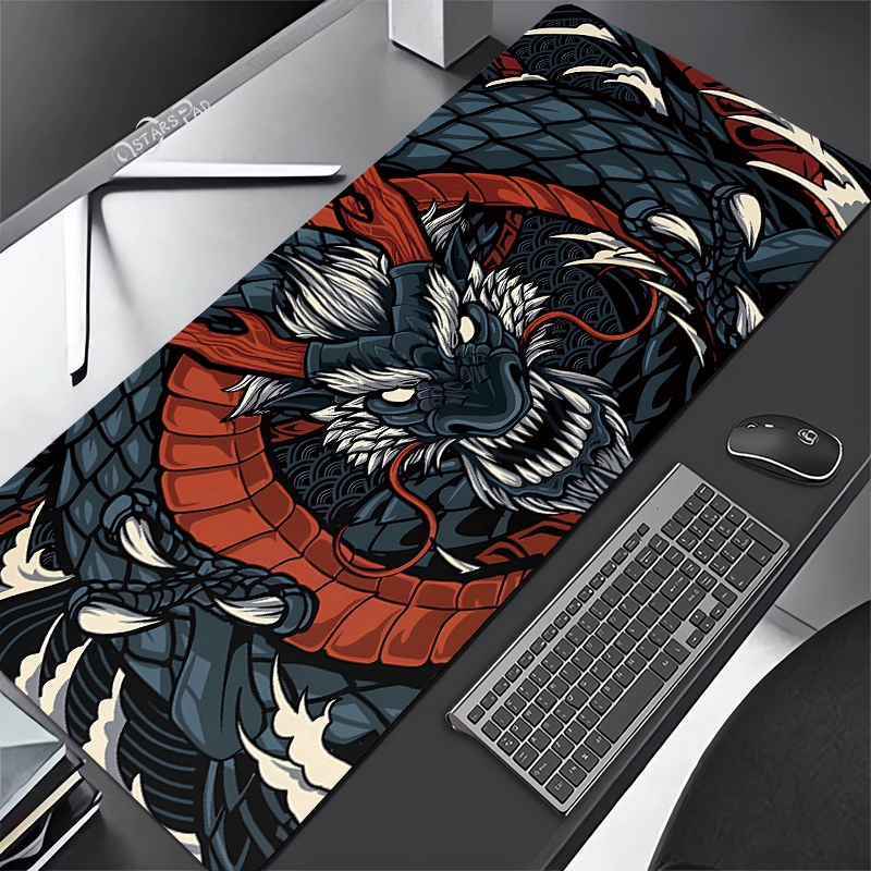 Master of The Devil Nhật Bản Miếng Lót Chuột Đen Trắng Bàn Phím Chơi Game Cao Su Miếng Lót Trên Bàn Thảm Bàn Anime Chuột Thảm Pc Thảm