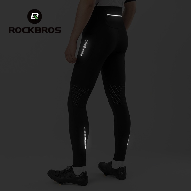Rockbros Quần Xe Đạp Đàn Hồi Cao Thoải Mái Thoáng Khí Chặt Quần Dài Nhiều Túi Sấy Nhanh Quần Xe Đạp Phản Quang