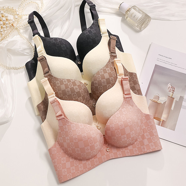 YIBEIKA Quần Lót 6cm Nữ Ngực Nhỏ Tập Hợp Để Nhìn Lớn Flat Breasts Chuyên Dụng Dày Chống Chảy xệ Áo Ngực Thu Nhỏ