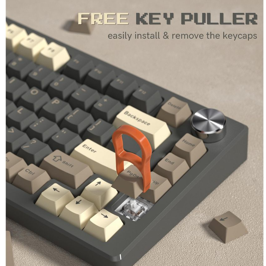 Womier 138 Phím Rrtro Brown PBT Keycaps Cherry Profile Double Shot ...