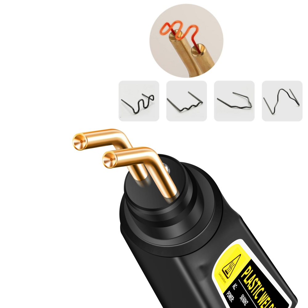 150w Nhựa Hàn Hot Gun Kit Stapler Hàn Torch Với 1300 Chiếc Dây Full Set Kim Solder Cho Xe Ốp Lưng Sửa Chữa Máy Hàn Dụng Cụ Cho Xe Máy