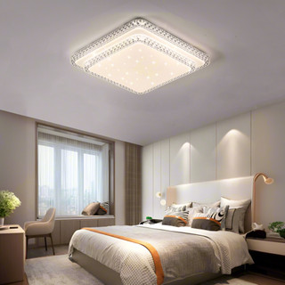 Đèn trần pha lê Acrylic hiện đại Đèn phòng ngủ Bắc Âu Trang trí phòng khách Đèn Led