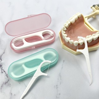 1 Đóng Hộp Nha Khoa Floss Gói Du Lịch Di Động Dùng Một Lần Siêu Mịn Tăm Dây Nha Khoa Bóng Hộp Bảo Quản Chăm Sóc Răng Miệng