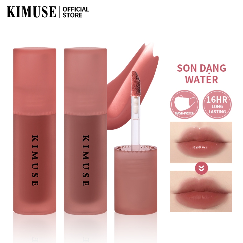 Ảnh KIMUSE 13 Màu Tùy Chọn Nước Tint Lip Long Wearing Matte Liquid Lip Gloss Lipstick 1