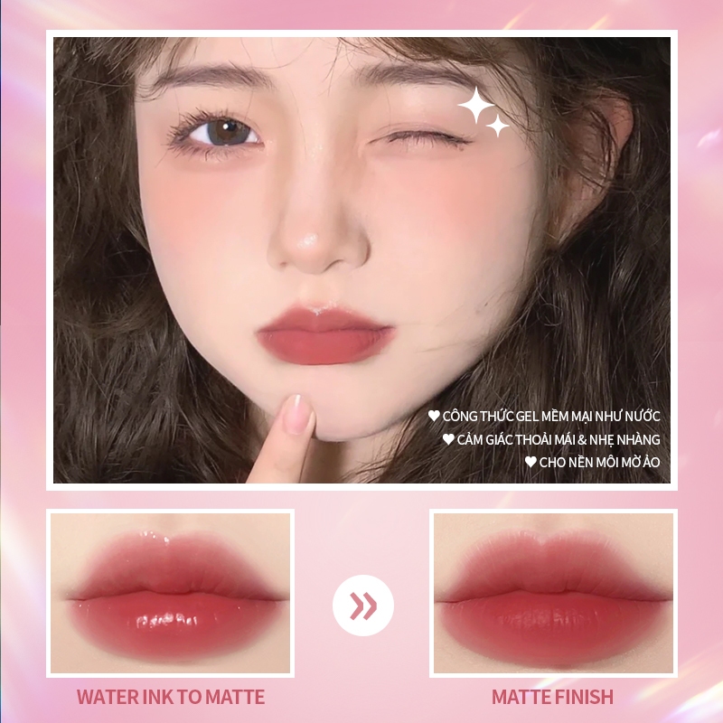 Ảnh KIMUSE 13 Màu Tùy Chọn Nước Tint Lip Long Wearing Matte Liquid Lip Gloss Lipstick 2