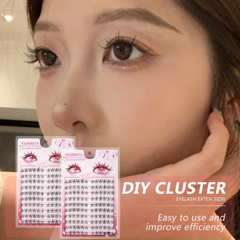 Lông Mi Giả KILIGMATA 10 Hàng Dày 3d Tự Nhiên 4mm-11mm /mi giả tách sợi/mi giả tự nhiên