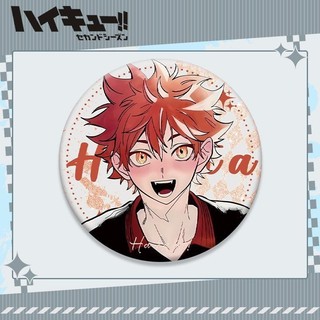 Anime Haikyuu Tinplate Kim Loại Huy Hiệu Pin Anime Ngoại Vi Sưu Tập Quà Tặng