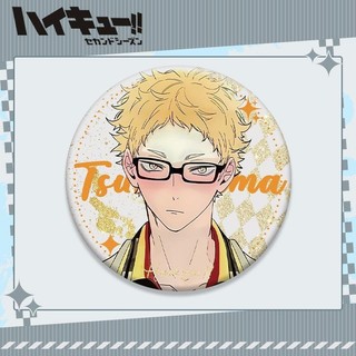 Anime Haikyuu Tinplate Kim Loại Huy Hiệu Pin Anime Ngoại Vi Sưu Tập Quà Tặng