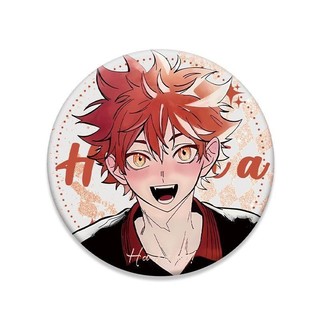 Anime Haikyuu Tinplate Kim Loại Huy Hiệu Pin Anime Ngoại Vi Sưu Tập Quà Tặng