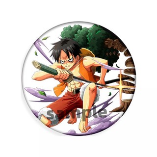 Anime One Piece Ace Zoro Luffy Sanji Thổ Cẩm Chân Anime Ngoại Vi Schoolbag Trang Trí Bộ Sưu Tập