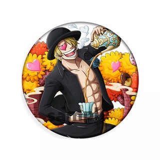 Anime One Piece Ace Zoro Luffy Sanji Thổ Cẩm Chân Anime Ngoại Vi Schoolbag Trang Trí Bộ Sưu Tập