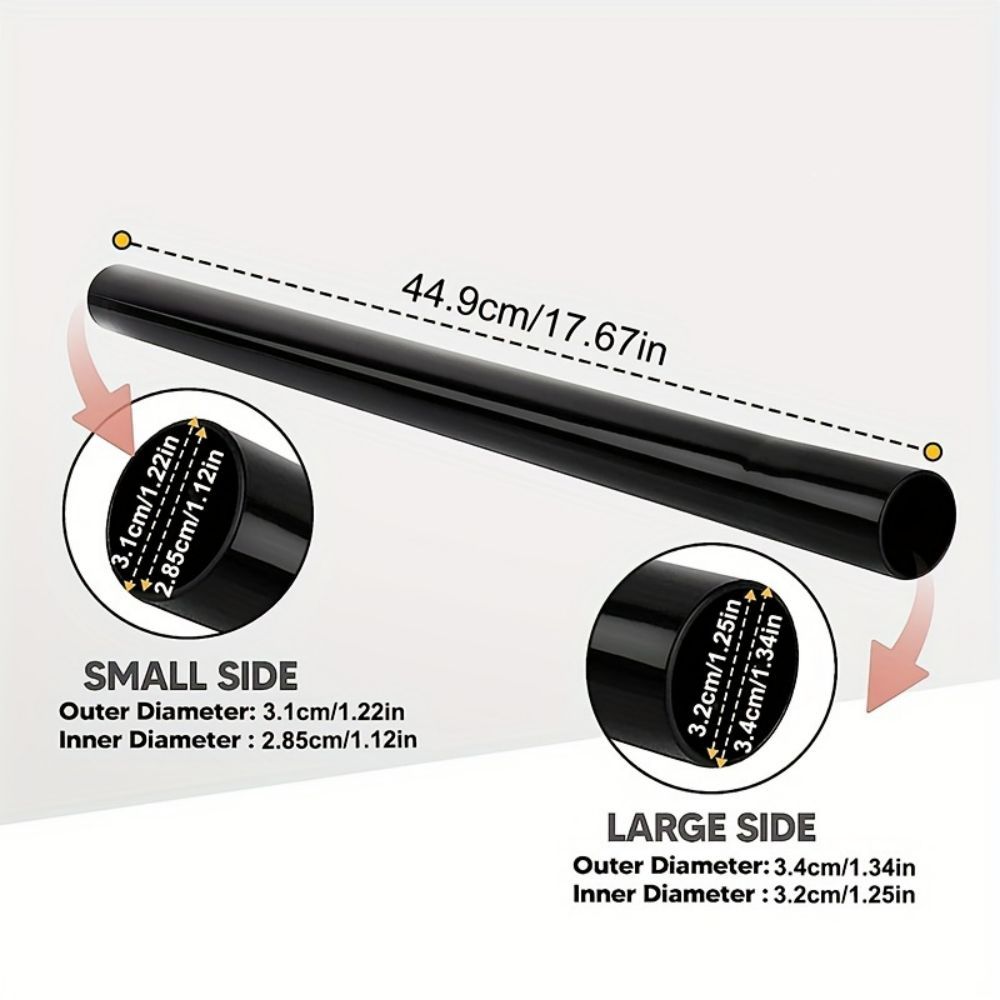 2 Chiếc 1.25 Inch 32 Mm Chân Không Nối Dài Cây Đũa Phép 1 1 / 4 "Nhựa Cây Đũa Phép Ống Cho Máy Hút Bụi Thay Thế Mở Rộng Đến 17,6 Inch Dài