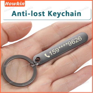 Móc khóa cá nhân chống thất lạc Khắc số xe máy -DZ17
