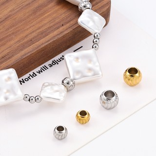 Thép không gỉ hạt đèn lồng 18k, phụ kiện DIY trang sức cho vòng cổ, vòng tay