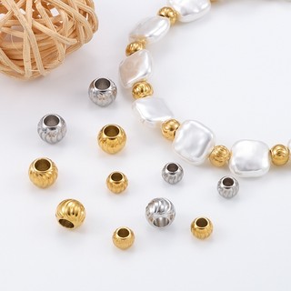 Thép không gỉ hạt đèn lồng 18k, phụ kiện DIY trang sức cho vòng cổ, vòng tay