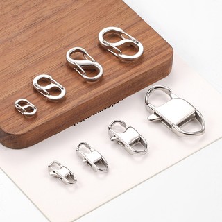Đánh Bóng Khóa Thép Không Gỉ Tự Làm Trang Sức Vòng Tay Vòng Cổ Phụ Kiện Khóa Thép Titan Cao Cấp