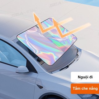 Seametal Tấm che nắng ô tô Tấm che nắng cửa sổ bên Kính hút từ tính Rèm chống nắng Cách nhiệt