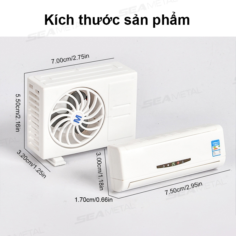 Máy Khuếch Tán Tinh Dầu Gắn Điều Hòa Xe SEAMETAL Hơi Sử Dụng Năng Lượng Mặt Trời
