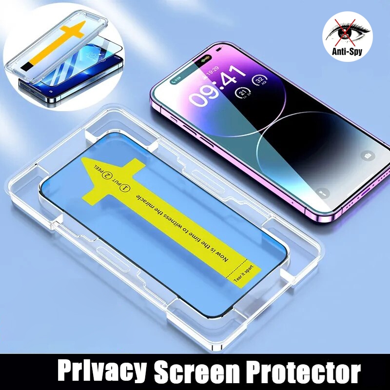 Tự Động Căn Chỉnh Dễ Dàng Lắp Đặt Chống Gián Điệp Riêng Tư Full Kính Cường Lực Realme 3 5 5T 5i 5S 6i 6S 6 7 7i 8 8i 9i 10 11 9 Pro Plus 4G 5G Phụ Kiện Phim Bảo Vệ Màn Hình