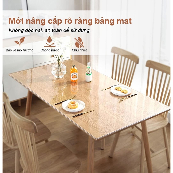 [Bảo hành 30 năm] Tấm lót bàn2.0MM PVC Tấm lót bàn ăn Tấm lót chống trượt chất lượng cao khăn trải bàn pvc