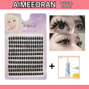 AIMEEORAN 10 hàng công suất siêu lớn Một loạt các loại lông mi giả thoải mái và không trọng lượng