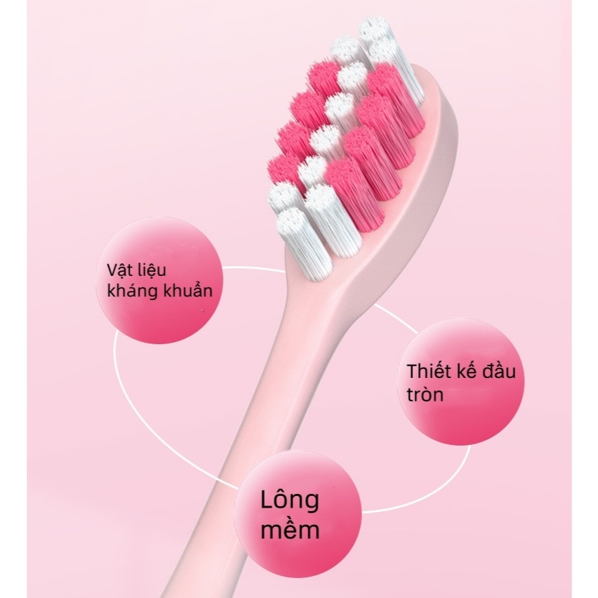 Ảnh EVEBOT Bàn chải đánh răng điện Sonic cho trẻ em 3-12 tuổi, Chế độ 5 tốc độ, Bàn chải mềm chống thấm nước IPX7, Tuổi thọ pin siêu dài 4