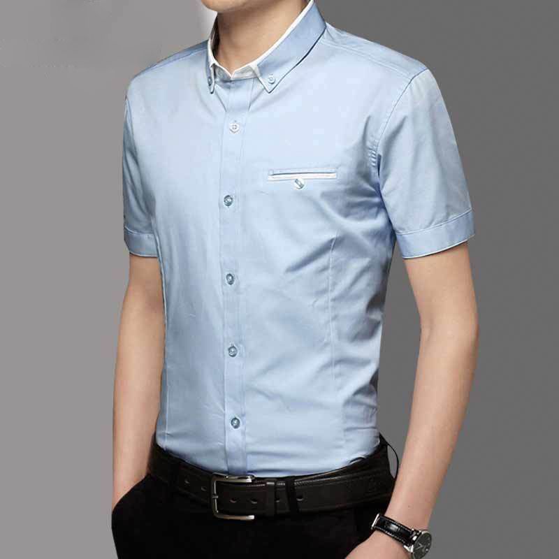 Áo Sơ Mi Nam Cotton Công Sở Thời Trang Chính Thức Áo Sơ Mi Tay Ngắn Plus Kích Thước Phù Hợp Với Công Sở Áo Sơ Mi Thường Ngày