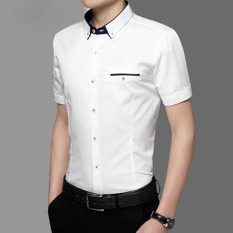 Áo Sơ Mi Nam Cotton Công Sở Thời Trang Chính Thức Áo Sơ Mi Tay Ngắn Plus Kích Thước Phù Hợp Với Công Sở Áo Sơ Mi Thường Ngày