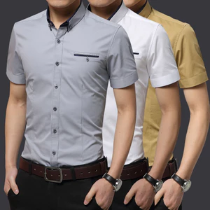 Áo Sơ Mi Nam Cotton Công Sở Thời Trang Chính Thức Áo Sơ Mi Tay Ngắn Plus Kích Thước Phù Hợp Với Công Sở Áo Sơ Mi Thường Ngày