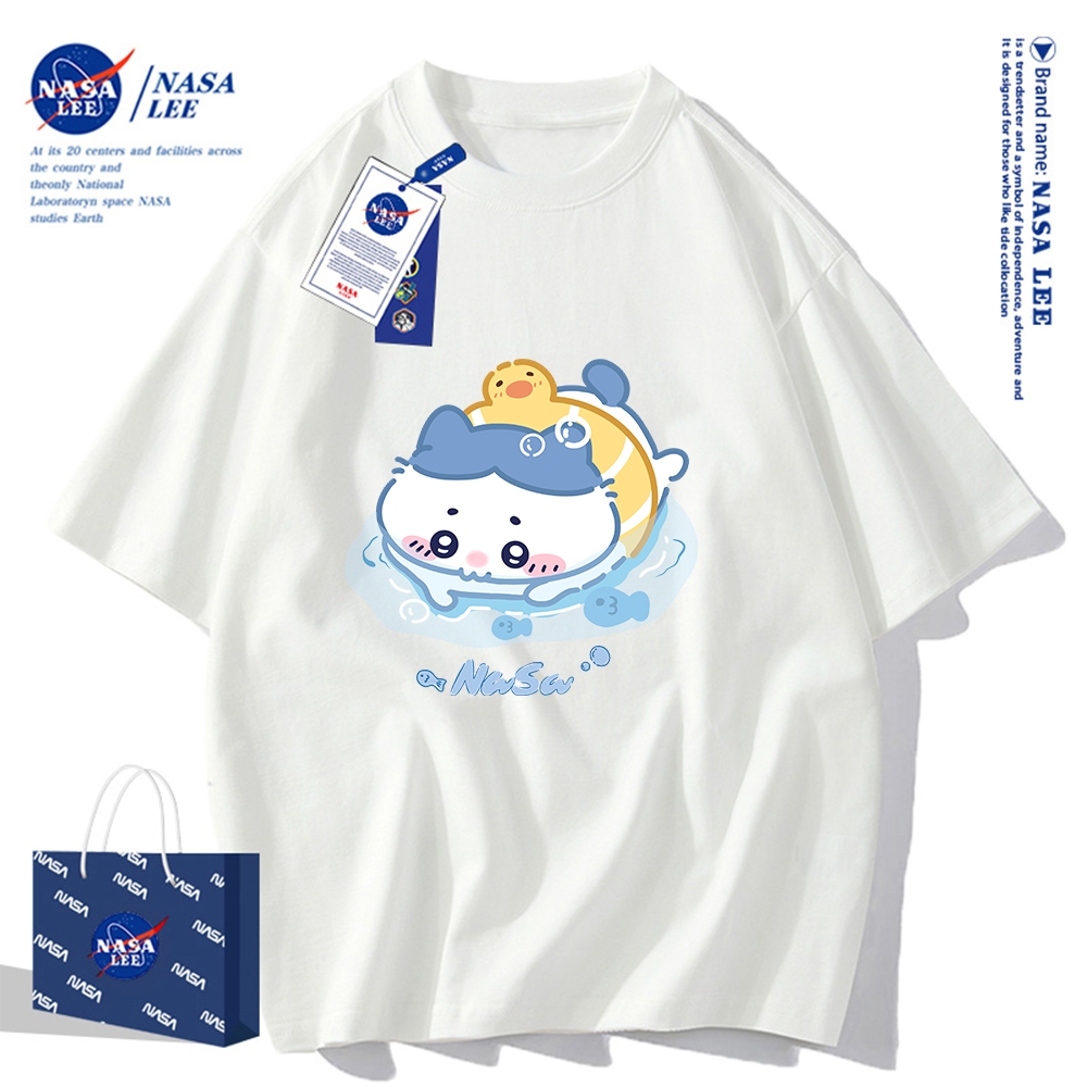 Nasa Khớp Ngắn Tay Nam Nữ Xu Hướng Thời Trang Mùa Hè 2026 Phong Cách Mới Rời Cặp Đôi Nửa Tay t1