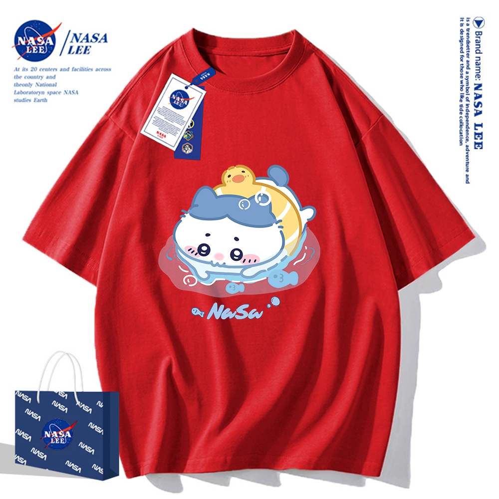 Nasa Khớp Ngắn Tay Nam Nữ Xu Hướng Thời Trang Mùa Hè 2026 Phong Cách Mới Rời Cặp Đôi Nửa Tay t1