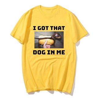 Tôi Có Con Chó Đó Trong Tôi Ngộ nghĩnh Weiner Chó Meme Áo Thun Nam Nữ Vintage Thời Trang Bông Tai Kẹp Áo Hài Hước Thường Ngày Quá Khổ Áo Thun