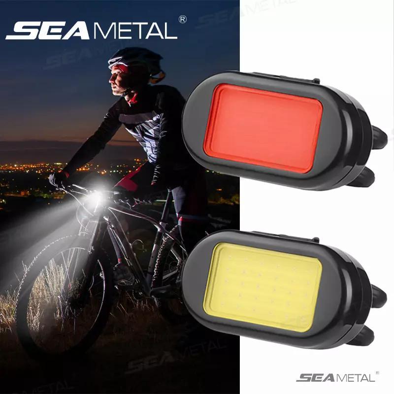 Đèn hậu xe đạp siêu sáng SEAMETAL Đèn led xe đạp Đèn tín hiệu gắn xe đạp cổng sạc USB Phụ Tùng & Phụ Kiện Xe Đạp