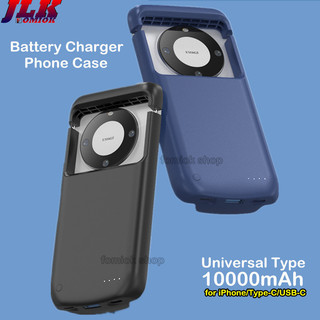 [Jlk] Hộp sạc pin đa năng 10000mAh Power Bank Type-C cho iPhone 16 15 14 13 12 11 Pro X XS Max sạc dự phòng Samsung S24 S23 Ultra All CellPhones, v.v.
